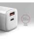 AXAGON Wallcharger 2x port (USB-A + USB-C), 20W ACU-PQ20W