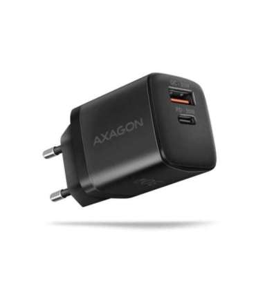 AXAGON Sil wallcharger 2x port (USB-A + USB-C), 30W ACU-PQ30