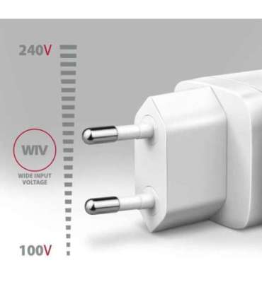 AXAGON Wall Charger 2x port (USB-A+USB-C), 30W ACU-PQ30W