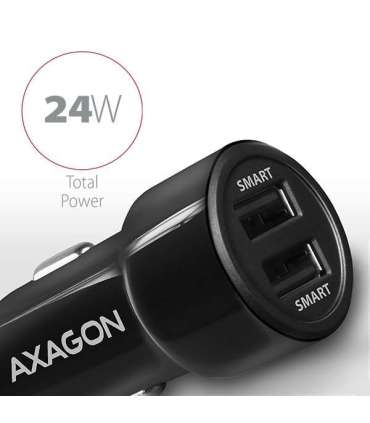 AXAGON Dual car charger, 24W PWC-5V5