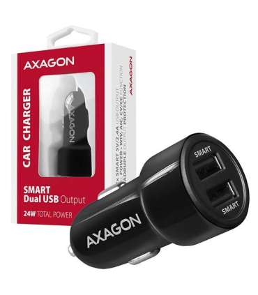 AXAGON Dual car charger, 24W PWC-5V5