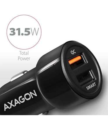 AXAGON Dual car charger, 31.5W PWC-QC5