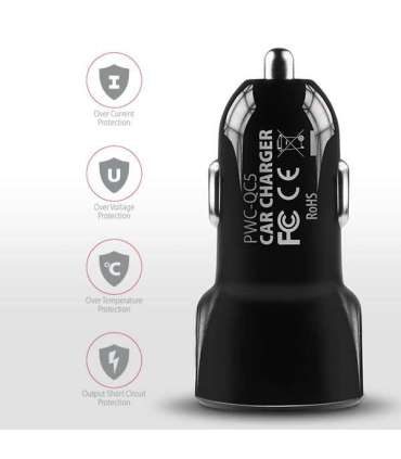 AXAGON Dual car charger, 31.5W PWC-QC5