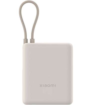 Xiaomi 33W Power Bank (Integrated Cable) 10000 mAh USB-C Tan