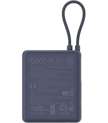 Xiaomi 33W Power Bank (Integrated Cable) 10000 mAh USB-C Ice Blue