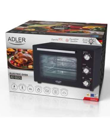 Adler Electric oven AD 6025 35 L 1500 W Black