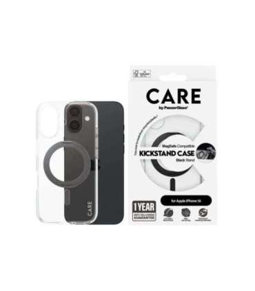 CARE Feature Case Back cover Apple iPhone 16 Recycled plastic Transparent MagSafe