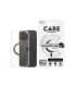 CARE by PanzerGlassFeature Case Transparent w. Black Kickstand & MagSafe iPhone 16 Pro Max CARE