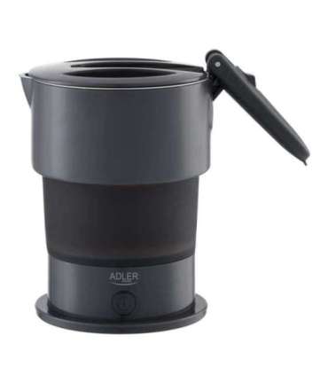 Adler Silicon Travel Kettle AD 1377 Travel Kettle 600 W 0.6 L Silicon Grey