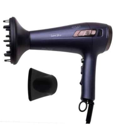 Adler Hair dryer with retractable power cord AD 2273 2000 W Number of temperature settings 3 Diffuser nozzle |