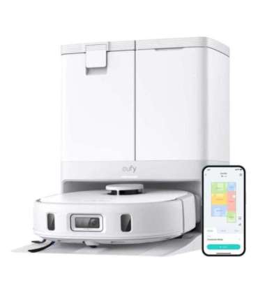 Anker Eufy Robot Vacuum Cleaner X10 Pro Omni Wet&Dry 5200 mAh Dust capacity 2.5 L 8000 Pa White