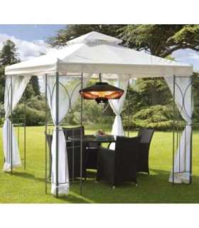 TunaBone Electric Ceiling Patio Heater TB2088-01 Patio heater 1500 W Black