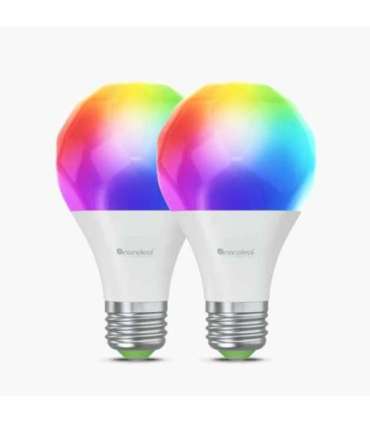 Nanoleaf Essentials Smart A60 Bulb Matter WiFi 900Lm 2700-6500K, 2pcs pack E27 9 W RGBCW