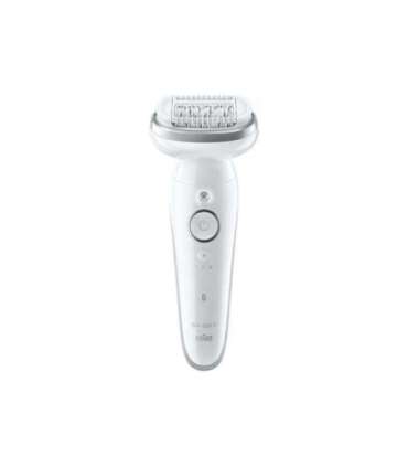 Braun Epilator SES9-341 Silk-épil 9 Operating time (max) 50 min Number of power levels 2 Wet & Dry White