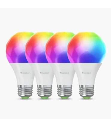 Nanoleaf Essentials Smart A60 Bulb Matter WiFi 900Lm 2700-6500K, 4pcs pack E27 9 W RGBCW