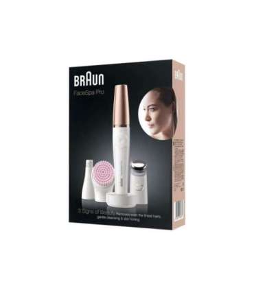 Braun Epilator with accessories SE912 FaceSpa Pro Number of power levels 1 Wet & Dry White