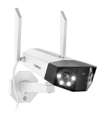 Reolink 4K WiFi Camera with Ultra Wide View Duo Series W730 Bullet 8 MP Dual H.265 Micro SD, Max. 256 GB