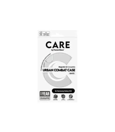 CARE Back protection Samsung Galaxy S25 Recycled plastic White