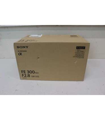 SALE OUT. Sony SEL300F28GM FE 300MM F2.8 GM OSS Sony SEL300F28GM FE 300MM F2.8 GM OSS DAMAGED PACKAGING