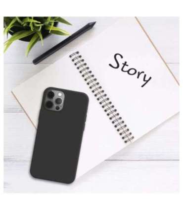 Fixed Story Back Cover Samsung Galaxy S25 Rubber Black