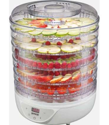 Gorenje Food Dryer FDK24DW Power 380 W Number of trays 5 Temperature control Integrated timer White