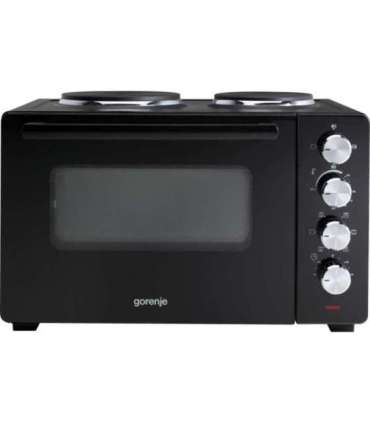 Gorenje Mini Oven OM30GBX 30 L Number of burners/cooking zones 2 1600 W Black