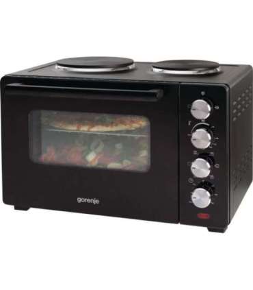 Gorenje Mini Oven OM30GBX 30 L Number of burners/cooking zones 2 1600 W Black
