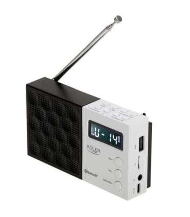 Adler Digital Radio - PLL AM/FM AD 1908 Alarm function White/Black