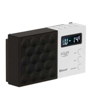 Adler Digital Radio - PLL AM/FM AD 1908 Alarm function White/Black