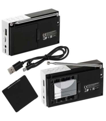 Adler Digital Radio - PLL AM/FM AD 1908 Alarm function White/Black