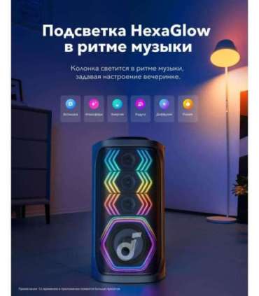 Anker Soundcore Speaker Bluetooth Black Portable Rave 3S dB Wireless connection