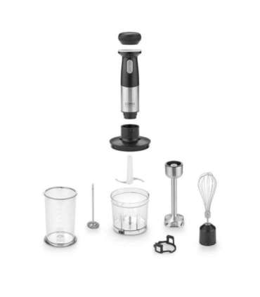 Caso Cordless 4in1 Hand Blender Set Click & Mash Hand Blender 180 W Stainless Steel/Black