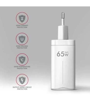 AXAGON GaN wallcharger 3x port (USB-A + 2x USB-C), PD3.0/PPS/QC4+/SFC2.0/AFC/SCP/FCP/Apple, 65W ACU-DPQ65W