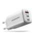 AXAGON GaN wallcharger 3x port (USB-A + 2x USB-C), PD3.0/PPS/QC4+/SFC2.0/AFC/SCP/FCP/Apple, 65W ACU-DPQ65W