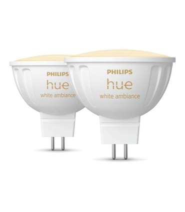 Philips Hue WA 12V MR16, 2pcs pack GU5.3 5.1 W Warm to cool white light