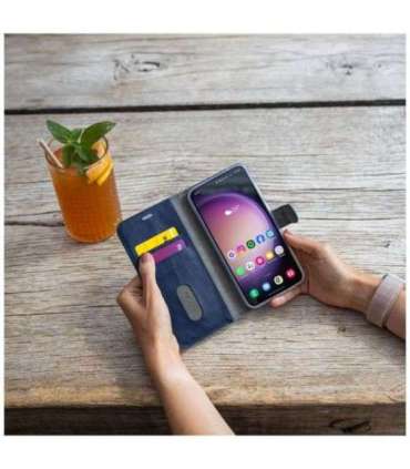 Fixed Opus Book Case Samsung Galaxy A36 5G/A56 5G Leather Blue