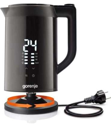 Gorenje Kettle K17DWDII Electric 2200 W 1.7 L Stainless Steel 360° rotational base Black