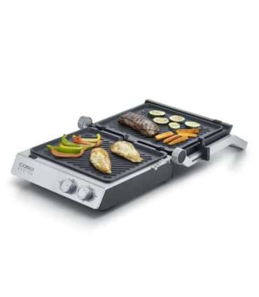 Caso Double Contact Grill SteakChef Contact grill 2000 W Stainless Steel