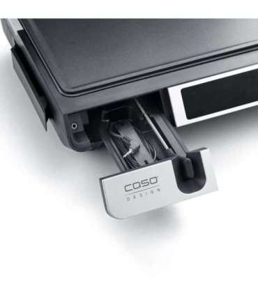 Caso Double Contact Grill with Thermocontrol SteakMaster Pro Contact grill 2000 W Stainless Steel/Black