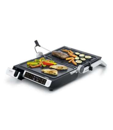 Caso Double Contact Grill with Thermocontrol SteakMaster Pro Contact grill 2000 W Stainless Steel/Black