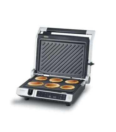 Caso Double Contact Grill with Thermocontrol SteakMaster Pro Contact grill 2000 W Stainless Steel/Black