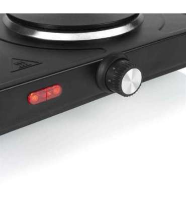 Tristar Table Hob KP-6152 Number of burners/cooking zones 2 Black Electric