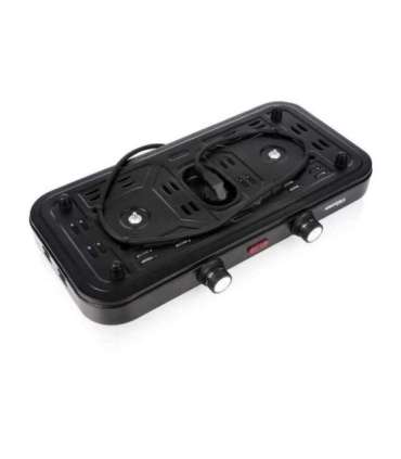 Tristar Table Hob KP-6152 Number of burners/cooking zones 2 Black Electric