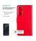 Fixed Opus Book Case Samsung Galaxy A36 5G/A56 5G Leather Red