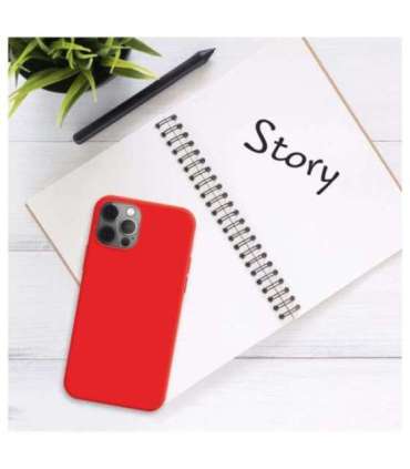Fixed Story Back Cover Samsung Galaxy A36 5G Rubber Red
