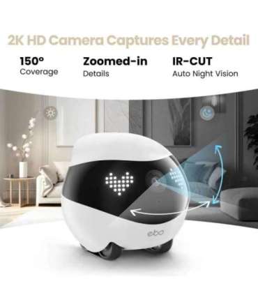 Enabot Companion Robot EBO AIR 2 Compact Maximum Memory Support 256G