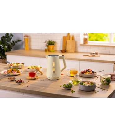 Bosch Kettle TWK1M127 Electric 2400 W 1.7 L Plastic Creamy