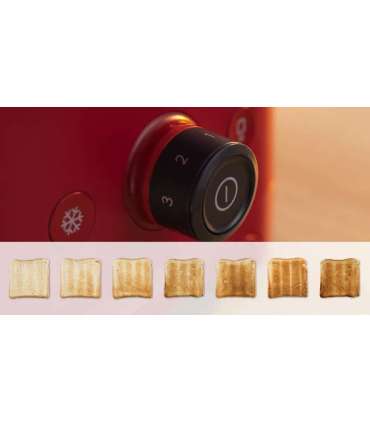 Bosch Compact Toaster TAT3M124 MyMoment Number of slots 2 Housing material Plastic Red
