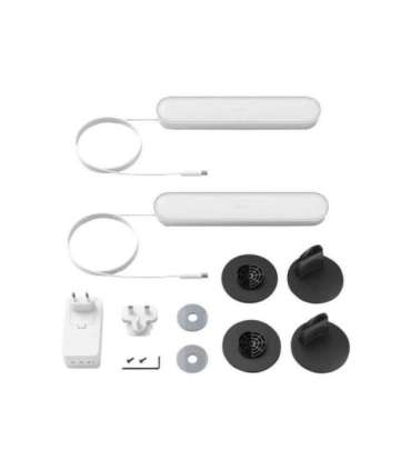 Philips Hue Play WCA Lightbar Base, Twin pack, White|42 W|2000-6500 Hue White Colour Ambiance