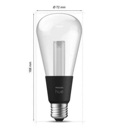 Philips Hue WCA Lightguide ST72 E27 6.8 W White and colour light